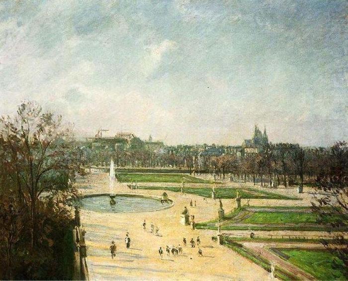 Camille Pissarro Tuileries Gardens, Afternoon, Sun china oil painting image
